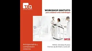Webinar y workshop gratuito: Antropometría y composición corporal