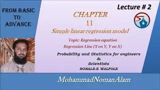 Lec:2 Regression equation examples| X on Y, y on X