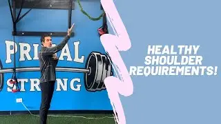 Healthy Shoulder Requirements!