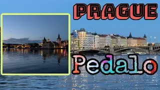 By water bike on the Vltava | Prague in the evening- Traveling Cat