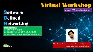 Fundamentals of Software Defined Networking - TuteShare Webinar (Intro)