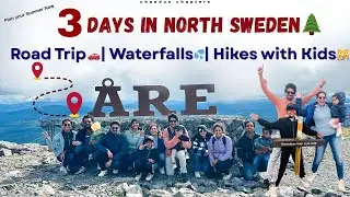 3 Days in North Sweden 🇸🇪 | Family Road Trip, Waterfalls & Hiking with Kids!