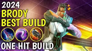 BRODY BEST BUILD 2024 | TOP 1 GLOBAL BRODY BUILD AND EMBLEM | BRODY GAMEPLAY