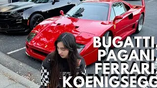 Bugatti, Pagani, Koenigsegg lo que se vivió en Car Week Monterrey 💕Cami Aguilera