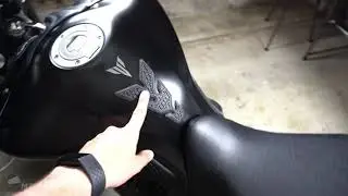 Tank Grip - Tank Pad Install: Yamaha MT09