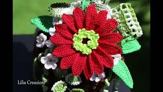 Foto fiori all'uncinetto