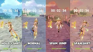 Is Xilonen the FASTEST | Speed Race Comparison #genshinimpact #xilonen