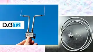 How to Make a DVB-T2 Antenna - Coaxial Cable & Splitter Build (In 5 Minutes) 📡