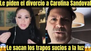 😱💔 ESPOSO de Carolina Sandoval la expone y Sale a la luz los problemas económicos #chisme