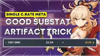 Good Substat Artifact Trick (Single Crit Rate Meta) - Genshin Impact