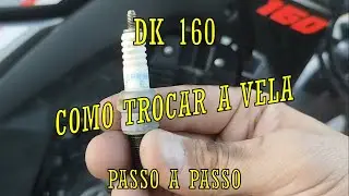 DK 160 - HOW TO CHANGE THE SPARK PLUG #dk160 #haojue #motorcycle #spark plug