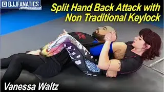Split Hand Back Attack with Non Traditional Keylock by Vanessa Waltz