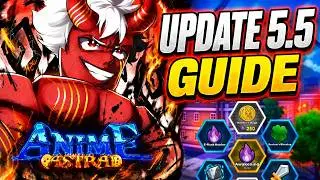 Anime Astral Update 5.5 Guide!!! NEW CODES!! How To Get New Leveling Tokens!! (Roblox)