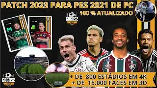 EFOOTBALL GOGOSZ PATCH V2.0 - PES 2021 PC: TEMPORADA 2023 COM KITS E ELENCOS ATUALIZADOS! MOD 4K HDR