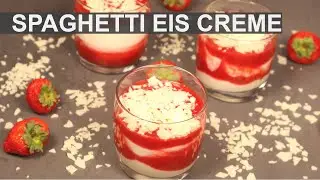 Spaghetti Eis Creme - leckeres Dessert (Rezept)