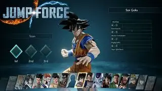 Jump Force Beta - ALL Playable Characters (Character Select Menu) [Xbox One]