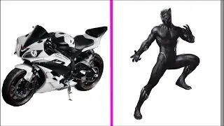 The Shape of The Motorcycle With The Super Hero PART 5