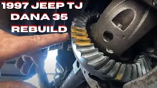 Dana 35 Differential Rebuild. Jeep TJ Wrangler 1997