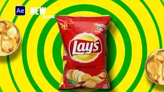 Lays Chips motion graphic Product ads l Social media poster in after effect