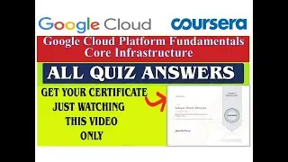 Google Cloud Platform Fundamentals: Core Infrastructure | All Quiz Solutions | Coursera