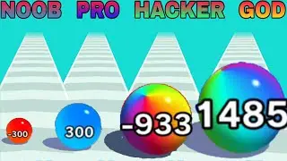NOOB vs PRO vs HACKER vs GOD in Calculate Ball |Big update 