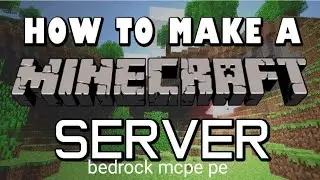 How to make a minecraft server bedrock (2021) free forever 24/7