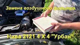 Air filter replacement. Niva 2121 4x4 