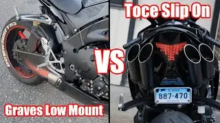 Graves Low Mount vs Toce Slip-On | BEST Sounding R1 Exhaust?! 