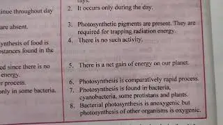 difference between chemosynthesis and photosynthesis biology best handwritten study notes