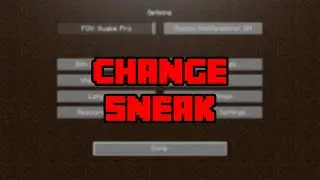 How To Change Sneak To Toggle Or Hold In Minecraft! - How To Switch Sneak To Toggle/Hold!