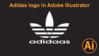 How to create Adidas logo in adobe illustrator | Adobe Photoshop | Graphic design
