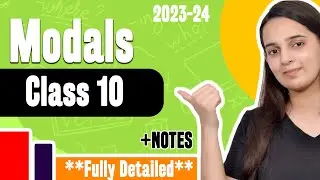 Modals Class 10 | Modals in English Grammar Class 10  | CBSE English Grammar 2023-2024