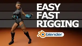 Blender 2.9 Tutorial - How to Rig a Character Quickly and Easily in Blender using the Rigify Add-on!