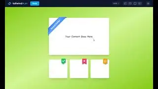 How to Make Ribbon Shape using Tailwind CSS Only