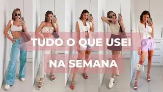 MEUS LOOKS REAIS DA SEMANA 🤌🏻🫶🏻