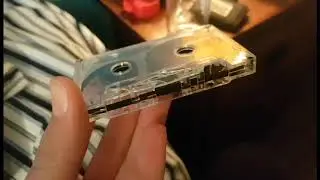 Cassette Run Over By a School Bus