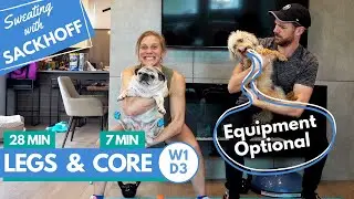 Legs and Core Workout  |  Week 1 Day 3 with Katee Sackhoff
