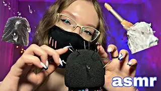 асмр 🤫 жёсткие ИГРЫ С МИКРОФОНОМ 🎙️ пена•дождик•иголочки/ asmr playing with a microphone