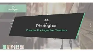 Photoghor - Creative Photographer PSD Template | Themeforest Website Templates and Themes