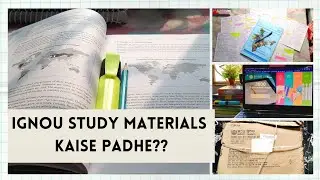 Ignou Study Materials Kaise Padhe??🤔