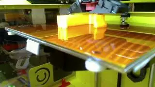 Time-lapse of CraftBot printing Fitbit Charge HR Stand