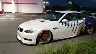 Установка пневмоподвески на BMW e92. Эксклюзивная покраска ресивера.