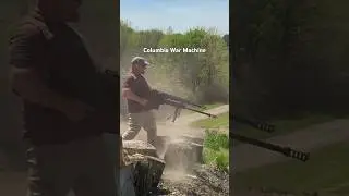 Shooting 2 M-107 Barrett’s 50 cals at the same time !      Columbia War Machine