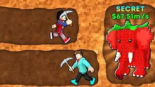 😱DIG A HOLE FOR THE BRAINROTHS IN ROBLOX!