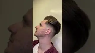 Как сделать мужскую стрижку / Fade / Стрижка с зачёсом назад / как подстричь мужчину / Стрижка