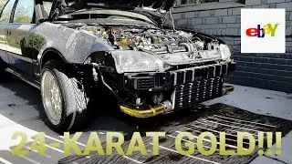 Intercooler piping gets GOLD heat resistant tape!!!