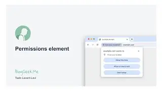GetUserMedia & the new permissions element