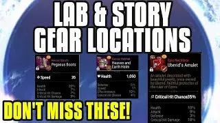 【Epic Seven】 Where To Get Good Gear Early! Lab & Story Gear Locations!