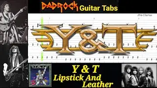 Lipstick And Leather - Y & T - Guitar + Bass TABS Lesson