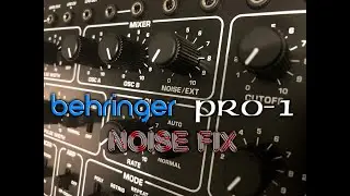 Behringer Pro 1 white noise mod/fix